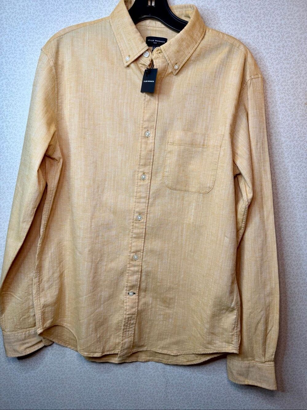 NWT Club Monaco slim textured button down shirt